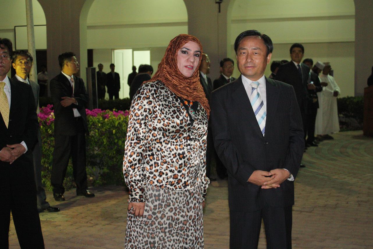 조성환대사와 오만미술협회장